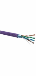 Instalační kabel Solarix FTP, Cat5E, drát, LSOH, box 305m SXKD-5E-FTP-LSOH