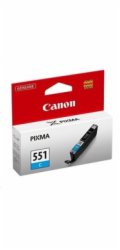 Canon CARTRIDGE CLI-551C azurová pro Pixma iP, Pixma iX, Pixma MG a Pixma MX 6850, 725x, 925, 8750 (332 str.)