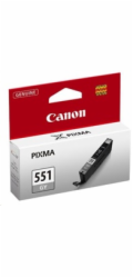 Canon CARTRIDGE CLI-551GY šedá pro PIXMA iP8750, MG5450, MG5650, MG6350, MG6450, MG6650, MG7150, MG7550 (126 str.)