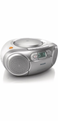 Philips AZ127/12 Přenosný CD přehrávač s kazetovou mechanikou