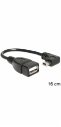 Delock - Kabel USB - mini-USB typ B (M) do USB (F) - USB 2.0 OTG - 16 cm