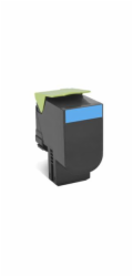 Lexmark 702H Cyan High Yield Return Program Toner Cartridge - 3 000 stran
