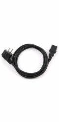 Gembird napájecí kabel IEC C13, černý, 1,8m