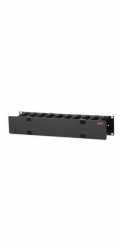 Horizontal Cable Manager, 2U Single Side w.Cover