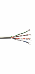 ASSNET100 CAT 5e U UTP instalační kabel, drát, délka 305M, Papírový Box, AWG 24/1, PVC barva šedá