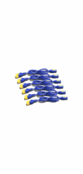 Power Cord Kit (6 ea), Locking, C13 to C14, 1.2m, Blue
