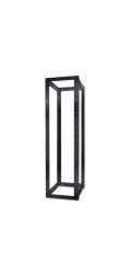 APC NetShelter 4 Post Open Frame Rack - Rozvaděč stojanový - černá - 44U - pro P/N: SMTL1500RM3UC, SMTL1500RMI3UC, SRT2200RMXLAUS, SRTL3KRM1UC, SRTL3KRM1UNC