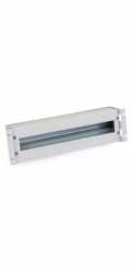 TRITON 19" jističová lišta 3U s krytem, DIN, šedá