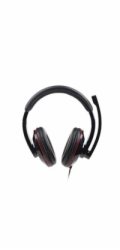 GEMBIRD sluchátka s mikrofonem MHS-U-001 Gaming, černá, USB