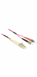 Delock - Síťový kabel - ST několik režimů (M) do multirežim LC (M) - 2 m - 2 m - optické vlákno - 50 / 125 mikron - OM4 - neobsahuje halogen - fialová