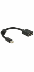 DeLOCK Adapterkabel Mini DisplayPort > DisplayPort 1.4, 8K (schwarz, 15cm)