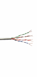 Digitus DK-1511-V-305-1 UTP drát AWG24, měď, Cat.5e, 305m Digitus Instalační kabel CAT 5e U-UTP, 100 MHz Eca (PVC), AWG 24/1, papírová krabice 305 m, simplex, barva šedá