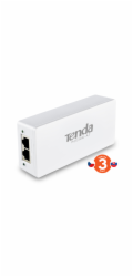 Tenda POE30G-AT Tenda PoE30G-AT Gigabit Ethernet Power Injector, 30W, 802.3at, 802.3af,48V,PD Autodet.