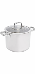 Lamart LTSS2418 Nerezový hrnec se skleněnou poklicí PRESTIGE, 7,9 l