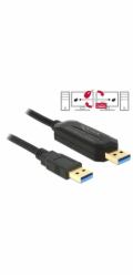 DeLOCK USB 3.2 Gen 1 DataLink kabel, USB-A samec > USB-A samec
