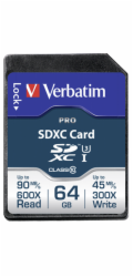 VERBATIM PRO 47022 SDXC 64 GB cl10