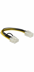 Delock Power Cable PCI Express 6 pin female > 8 pin male