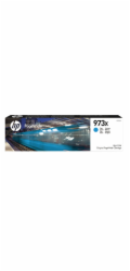 HP 973X azurová inkoustová kazeta, F6T81AE