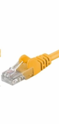PREMIUMCORD Patch kabel UTP RJ45-RJ45 CAT5e 0.25m žlutá
