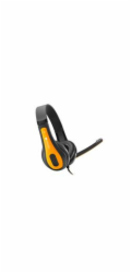 CANYON headset HSC-1, lehký, 3,5 mm jack TRRS, černo-žlutá