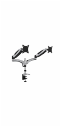 Digitus VESA dvojitý svorkový stolní stojan, 69cm (27") plně flexibilní, 8kg