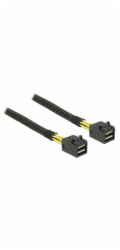 DeLOCK kabel Mini SAS HD SFF-8643 > Mini SAS HD SFF-8643 (černý, 1 metr)