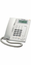 Panasonic KX-TS880FXW - jednolinkový telefon, bílý