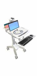 ERGOTRON StyleView® EMR Cart with LCD Arm, Pojízdný multifunkční stojan na NTB, LCD, klávesnici, myš