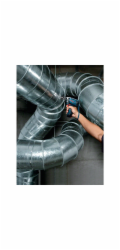 Bosch Powertools Akumulátorový rázový utahovák GDR 12V-105 Professional (bez nářadí), 12 V (modro-černý, bez baterie a nabíječky)