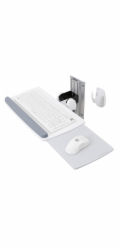 Ergotron Neo-Flex - Platforma pro klávesnici/myš - vysouvací - montáž na stěnu - bílá