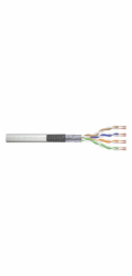 Digitus Patch kabel CAT 5e SF/UTP s kroucenou dvojlinkou, surovýPropojovací kabel CAT 5e SF-UTP, surový, délka 305 m, papírová