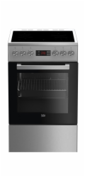 Beko FSM 57300 GX Sporák s sklokeramickou deskou nerez