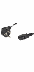 Lanberg CEE 7/7 napájecí kabel – IEC 320 C13, 1,8 m, černý (CA-C13C-10CC-0018-BK)