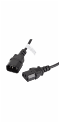 LANBERG IEC 320 C13 na C14 kabel 1.8M černý  
