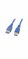 Lanberg USB prodlužovací kabel USB 3.0 AM-AF 1,8 m, modrý (CA-US3E-10CC-0018-B)