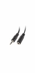 LANBERG adaptér Minijack 3.5mm (M) 3PIN na 2x Minijack 3.5mm (F) 3PIN kabel 10cm, černý