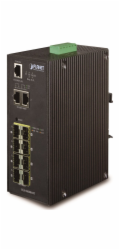 Planet IGS-10080MFT Planet IGS-10080MFT Průmyslový Switch 2x 100/1000/2500 SFP, 6x 100/1000 SFP + 2x 10/100/1000 RJ-45, managem., -40 +75°C