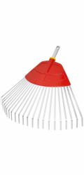 WOLF-Garten multi-star UF-M ventilátorový koště (červeno-žlutý, 50 cm)