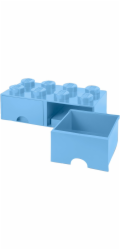 Room Copenhagen LEGO Brick Drawer 8 světle modrá, úložný box