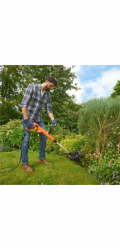 Black+Decker Zastřihovač trávy BESTE625-QS (oranžovo-černý, 450 wattů)