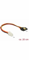 DeLOCK kabel P4 4 pin (samec) > SATA 15 pin (samice)