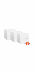 Tenda Nova MW6 (3-pack) WiFi AC1200 Mesh Gigabit system, MU-MIMO, 6x GLAN/GWAN, SMART CZ aplikace