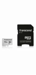 TRANSCEND MicroSDHC karta 16GB 300S, UHS-I U1 + adaptér