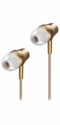 GENIUS HS-M360 /sluchátka s mikrofonem/ 3,5mm jack - 4 pin/ zlatý