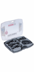 Bosch profi 2608664623 Sada oscilačních nástrojů pro práci se dřevem (6+1ks)