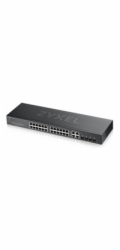 Zyxel GS1920-24V2 28-port Gigabit WebManaged Switch, 24x gigabit RJ45, 4x gigabit RJ45/SFP, fanless