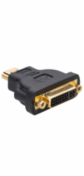 Akyga adaptér DVI-F/HDMI-M/Duplex/cerná