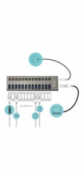 i-tec USB 3.0 nabíjecí HUB 13 Port + napájecí adaptér 60 W