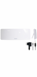 EVOLVEO XANY 1 LTE 230/5V, 50dBi aktivní pokojová anténa DVB-T/T2, LTE filtr