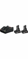 Bosch 2x 6.0Ah, GAL 12V-40 aku